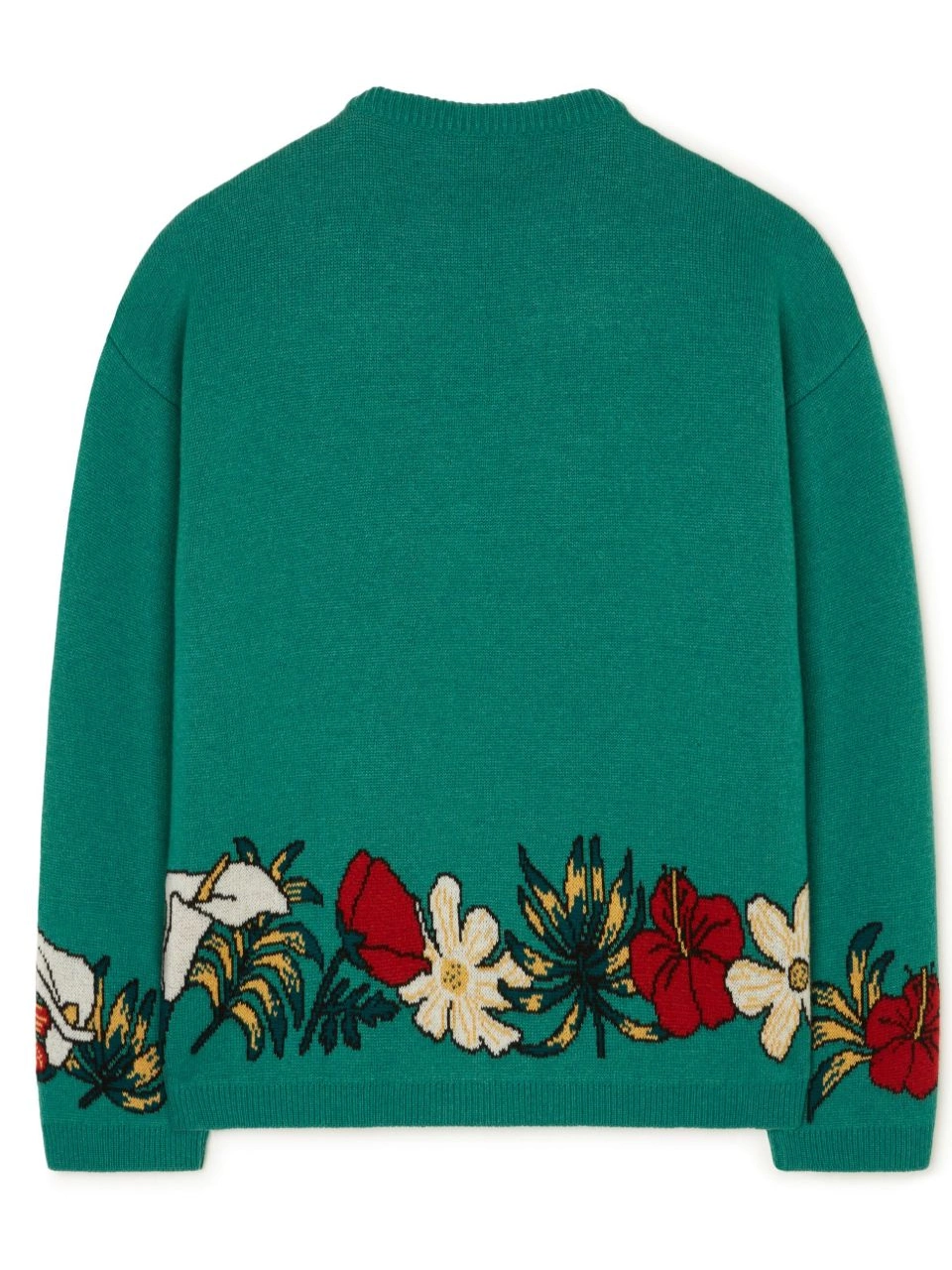 Cheap cashmere Alanui jumper intarsia-knit floral Women 0520